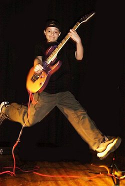 Josh jumping